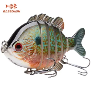 Panfish Bluegill Swimbaits Topwater Hard Bass Fishing Crank Lure 24g/8.8cm,