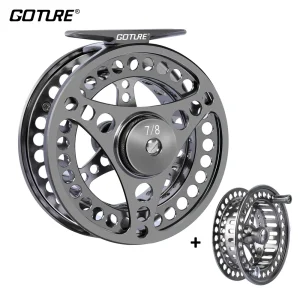 Goture Fly Fishing Reel 3/4 5/6 7/8 9/10 2+1BB Max Drag 8kg Lightweight CNC-machined Left/Right Fly Reel