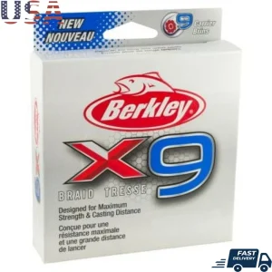 30lb 164yd Low-Vis Green Braid Fishing Line 9-Strand Durable Smooth Casting High Strength