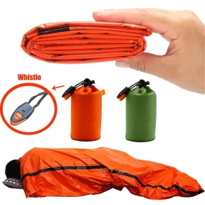 Portable Waterproof Emergency Survival Sleeping Bag Mylar Blanket