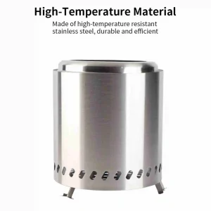 Outside Smokeless Fire Pit, Portable-Small
